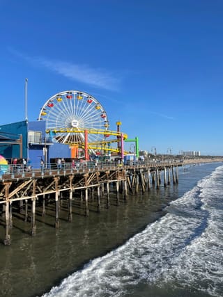La jetée de Santa Monica et sa grande roue, au bout de la Route 66.