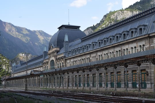 La gare internationale de Canfranc.