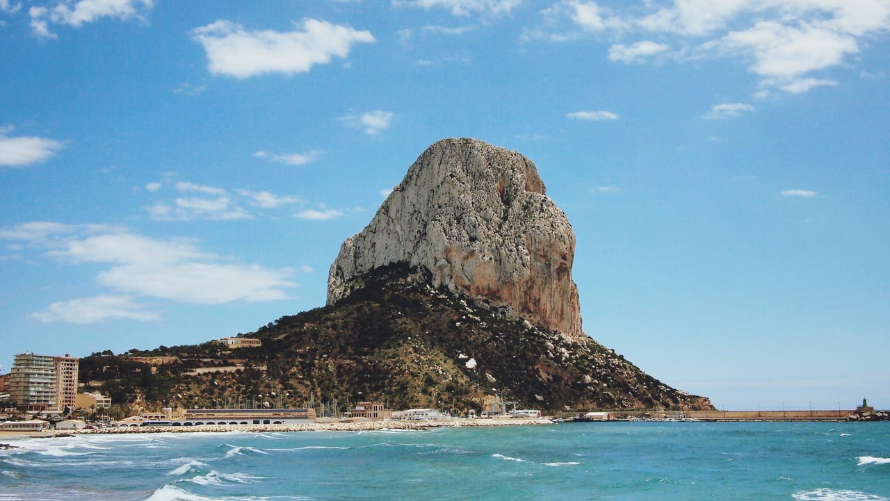 Le rocher d’Ifac, à Calp.