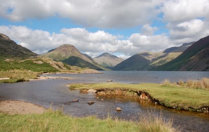 Wast Water et les sommets de Wasdale, dont Great Gable.