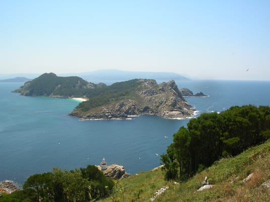 Les îles Cíes, à l’entrée de la ría de Vigo.