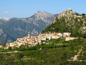 Sainte-Agnès, au-dessus de Menton.