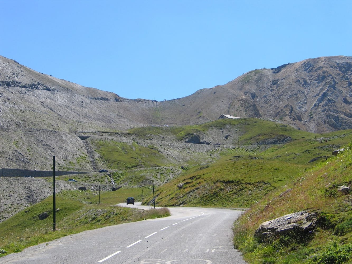 The Col du Galibier, one of the high points of the crossing.