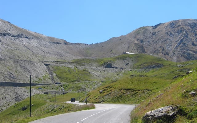 The Col du Galibier, one of the high points of the crossing.