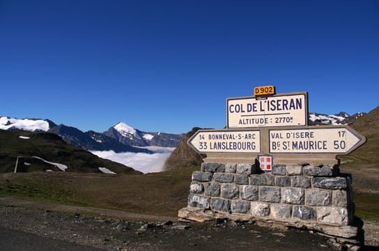 Le col de l’Iseran, à 2 764 mètres.