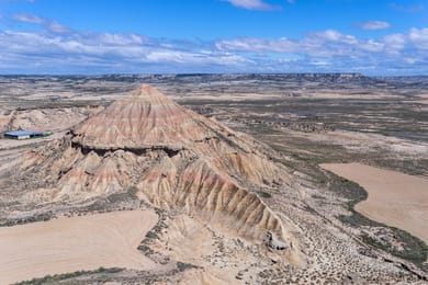 Les Bardenas vues du Cabezo de las Cortinillas.