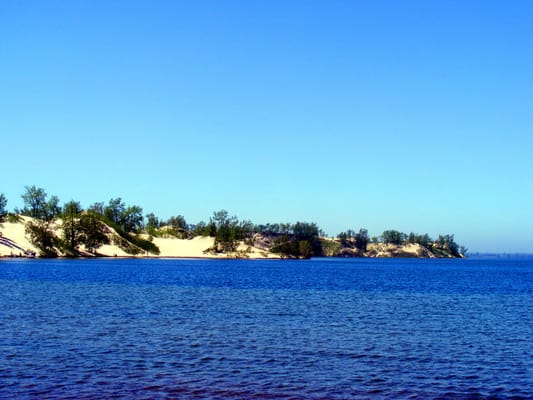 Les dunes de Sandbanks au bord du lac Ontario.