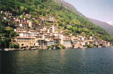 Gandria, au bord du lac de Lugano.