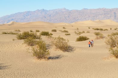 Les dunes de Mesquite Flat, à Death Valley.