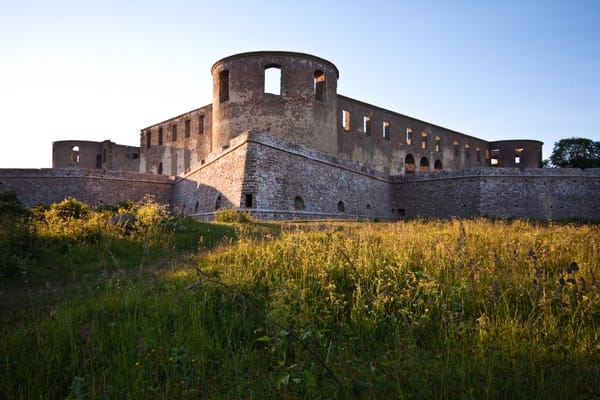 La ruine du château de Borgholm, sur l’île d’Öland.