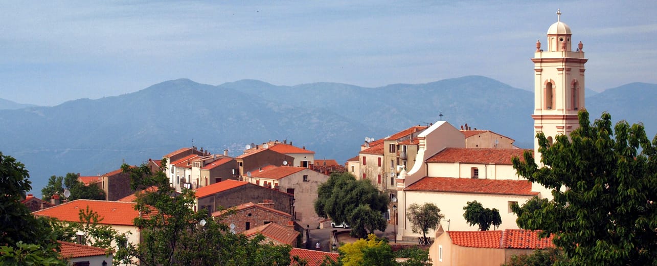 Piana, au-dessus du golfe de Porto.
