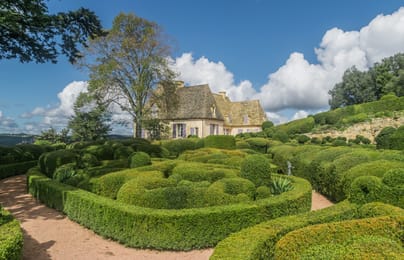 Les buis taillés des jardins de Marqueyssac.