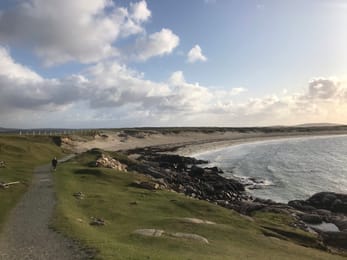 Le sable blanc de Dog’s Bay, près de Roundstone.