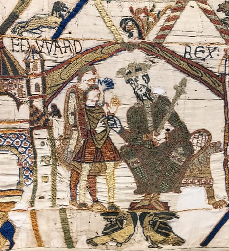 Un détail de la tapisserie de Bayeux.