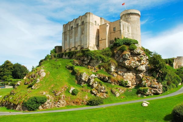 Le château de Falaise, dans la ville natale de Guillaume.