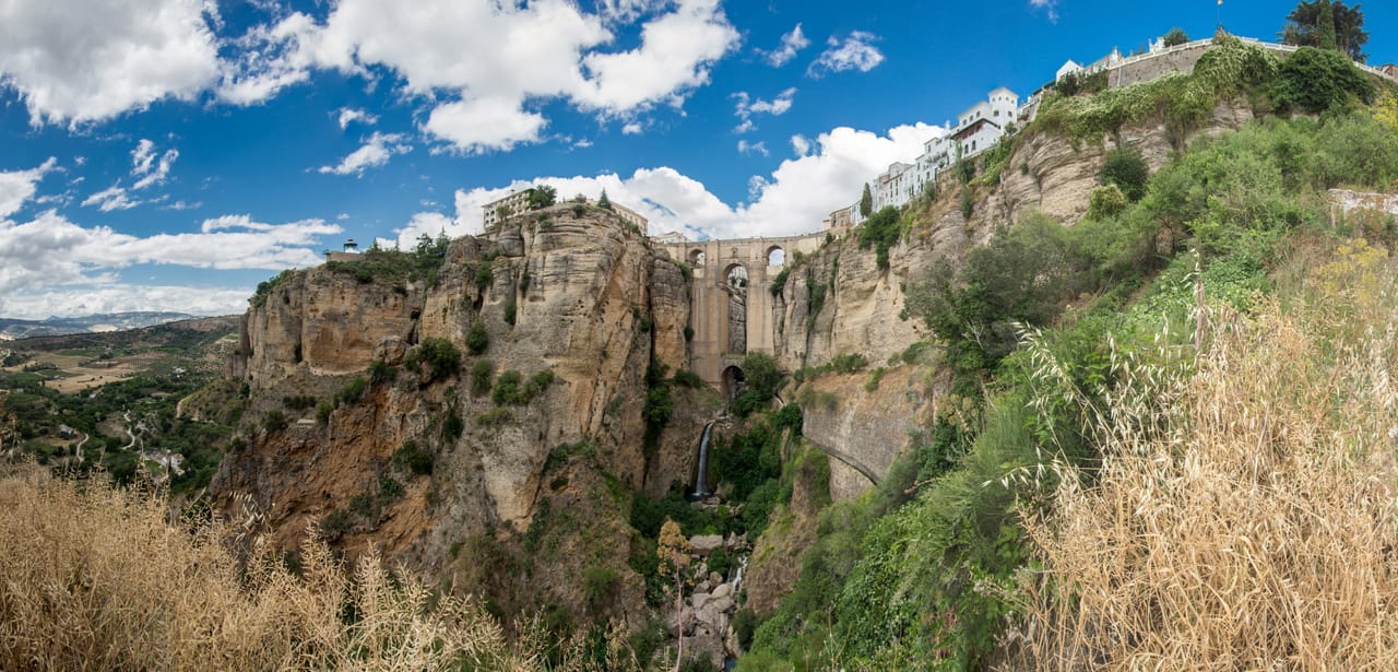 Le Puente Nuevo de Ronda, au-dessus du Tajo.