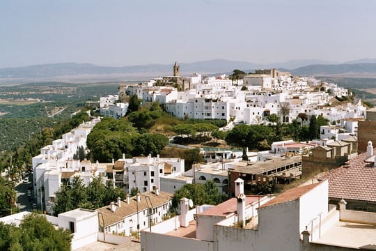 Vejer de la Frontera, village blanc sur sa colline.
