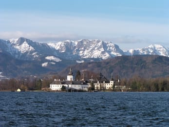 Le Seeschloss Ort sur le Traunsee.